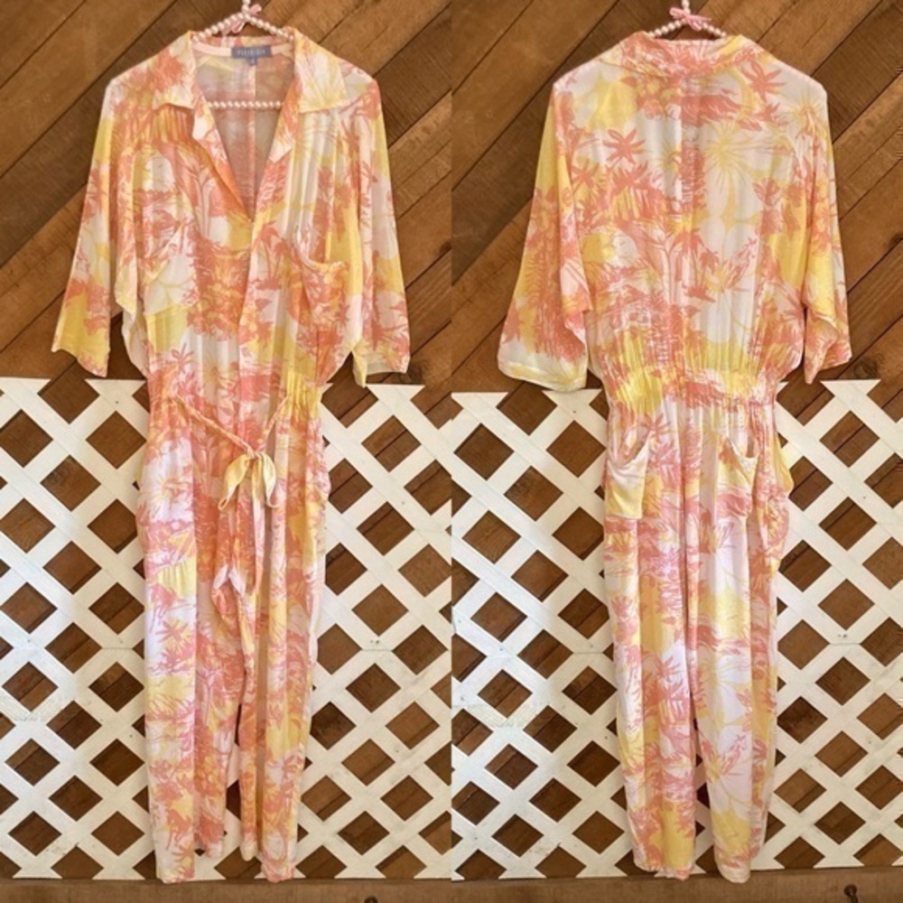 Paradised Apres tropical Beach jumpsuit size S